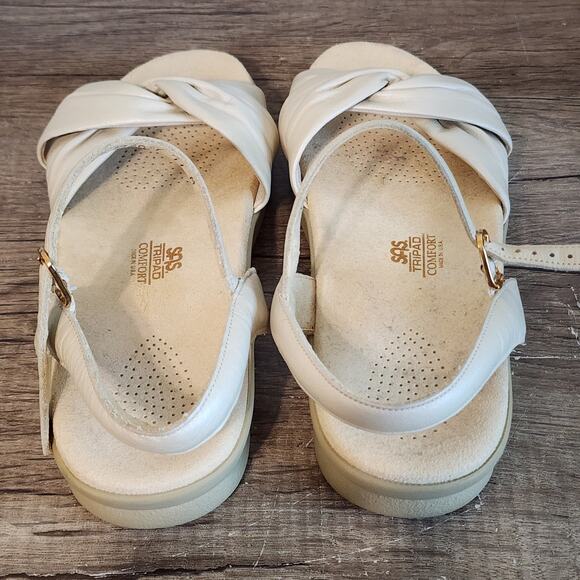 SAS Twist Again Women's Tripod Comfort Sandals Shoes Size 11 Medium Beige - Picture 8 of 9
